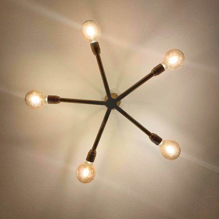 Lámpara de colgar metal luz LED