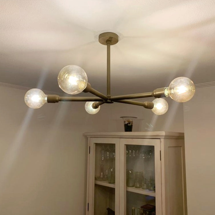 Lámpara de colgar metal luz LED