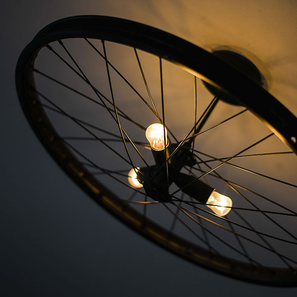 lámpara techo bicicleta
